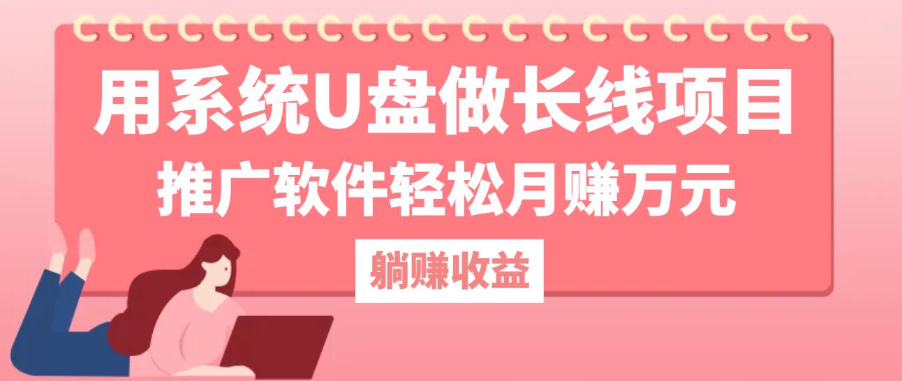 用系统U盘做长线项目，推广软件轻松月赚万元 - 中创网-中创网