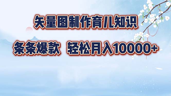 矢量图制作育儿知识，条条爆款，月入10000+ - 中创网-中创网