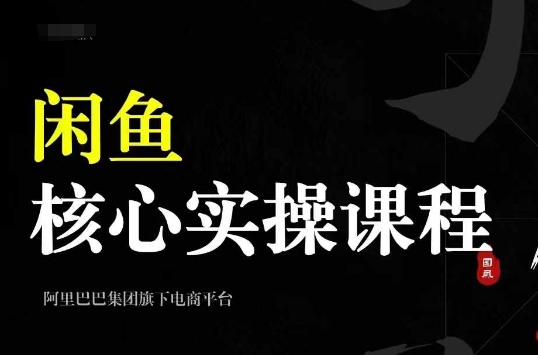 2024闲鱼核心实操课程，从养号、选品、发布、销售，教你做一个出单的闲鱼号 - 中创网-中创网