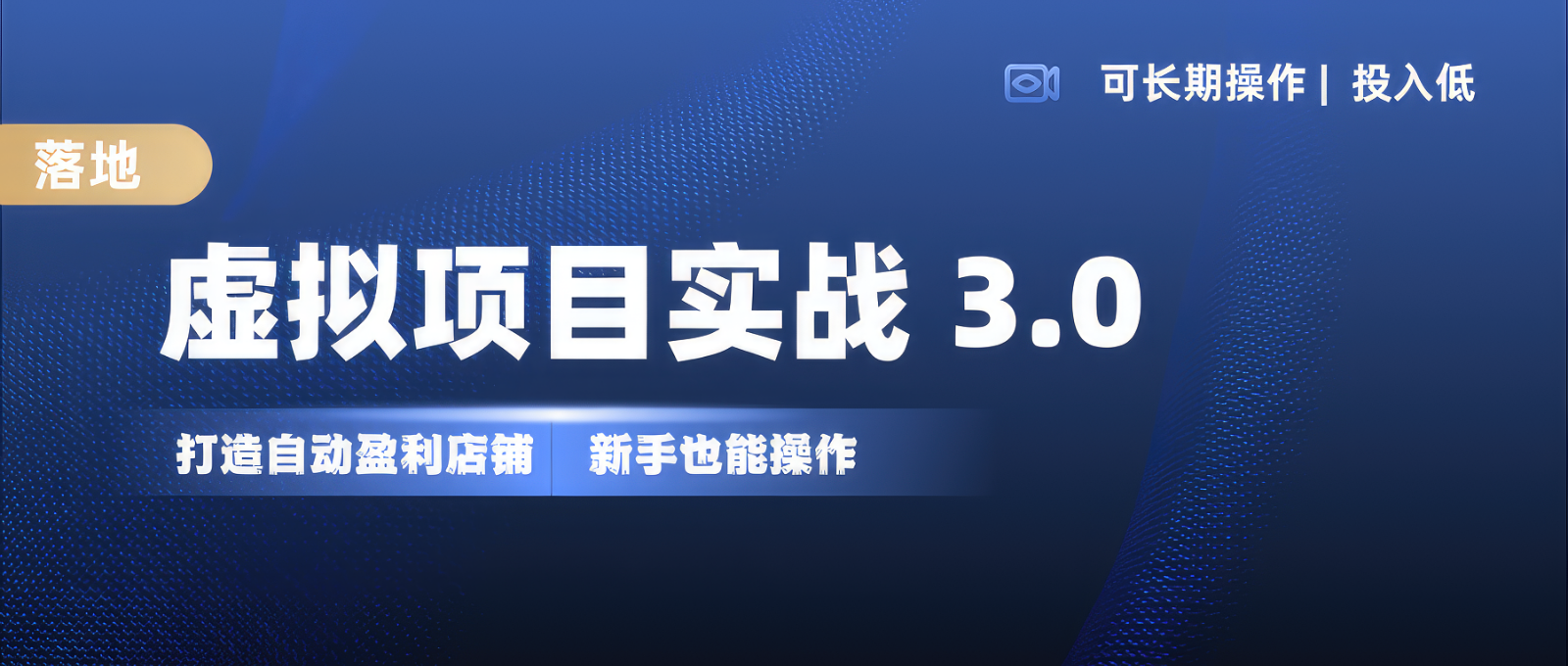 虚拟项目实操落地 3.0,新手轻松上手，单品月入1W+ - 中创网-中创网