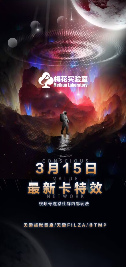 梅花实验室视频号连怼玩法-3月15日最新卡特效技术(无需越狱、巨魔、tmp) - 中创网-中创网