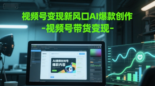 视频号变现新风口AI爆款创作-视频号带货变现 - 中创网-中创网