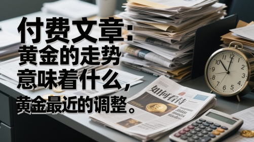 付费文章：黄金的走势意味着什么，如何看待黄金最近的调整 - 中创网-中创网