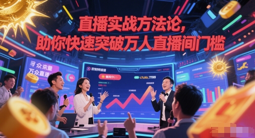 直播实战方法论，助你快速突破万人直播间门槛 - 中创网-中创网