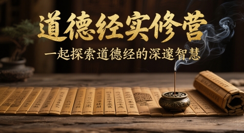 道德经实修营，一起探索道德经的深邃智慧 - 中创网-中创网