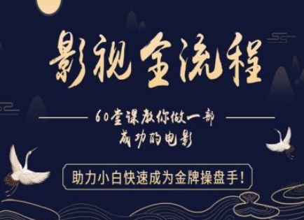 【影视全流程】教你做一部成功的电影，助力小白快速成为金牌操盘手 - 中创网-中创网