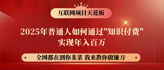 镰刀训练营超级IP合伙人，25年普通人如何通过“知识付费”年入百万！ - 中创网-中创网