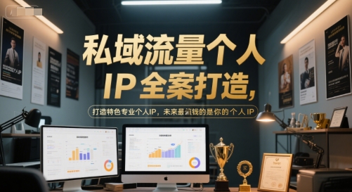 私域流量个人IP全案打造，打造特色专业个人IP，未来最值钱的是你的个人IP - 中创网-中创网