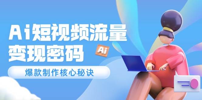 Ai短视频流量密码，爆款制作核心秘诀，120万案例深度解析 - 中创网-中创网