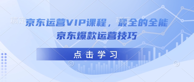 京东运营VIP课程，最全的全能京东爆款运营技巧 - 中创网-中创网