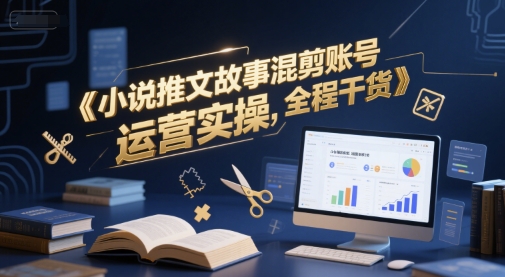小说推文故事混剪账号运营实操，全程干货 - 中创网-中创网