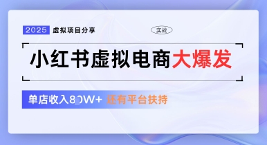 小红书虚拟电商项目，平台大力免费流量扶持，低门槛1拖3玩法 - 中创网-中创网