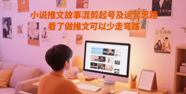小说推文故事混剪起号及运营思路，看了做推文可以少走弯路 - 中创网-中创网
