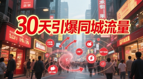 30天引爆同城流量：团购篇 认知篇 流量篇 来客篇 达人篇 老板人设IP篇 投流篇 - 中创网-中创网